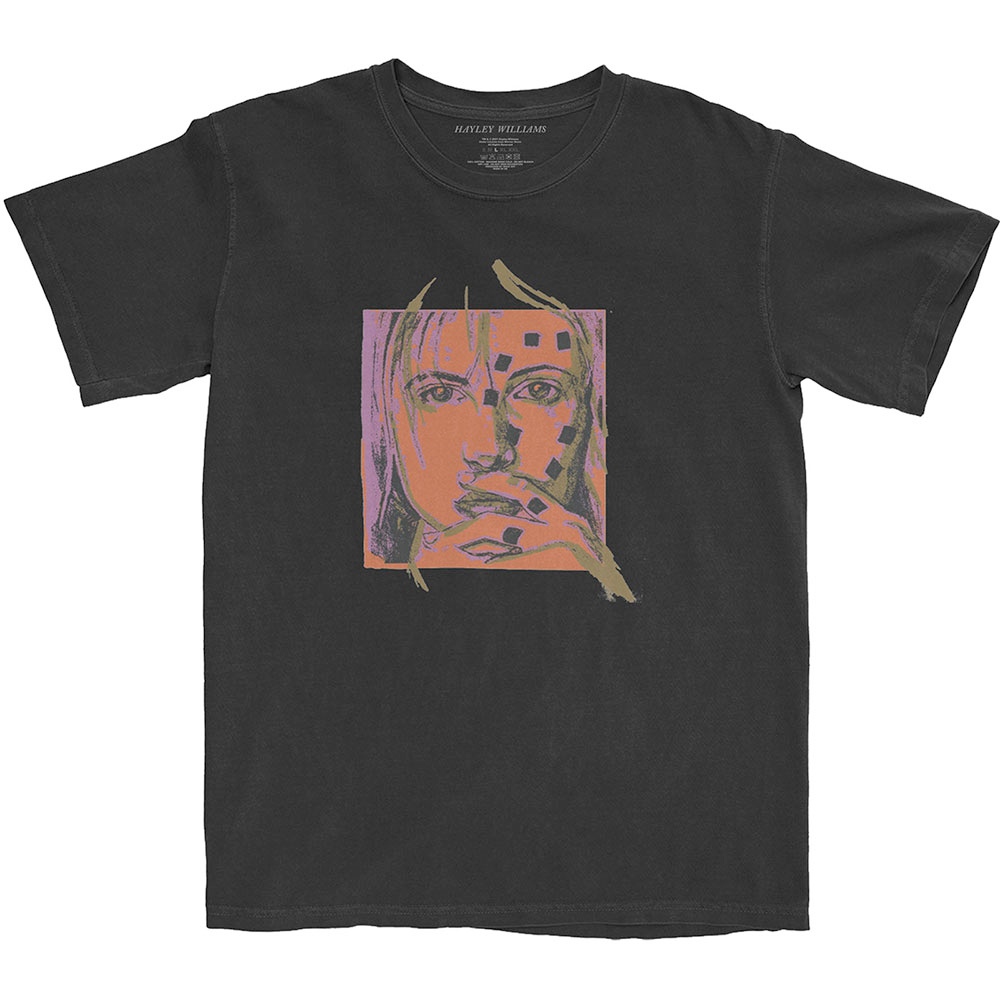 Hayley Williams - Petals Sketch Herren TShirt - Schwarz